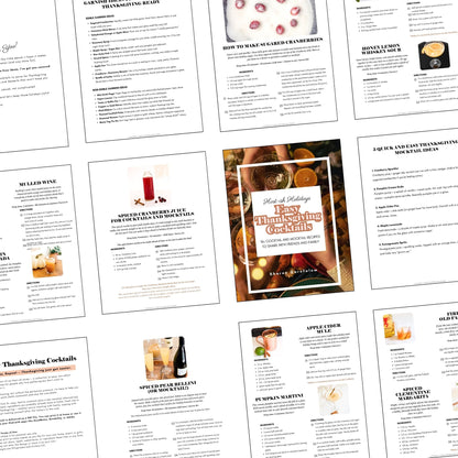 Easy Thanksgiving Cocktails