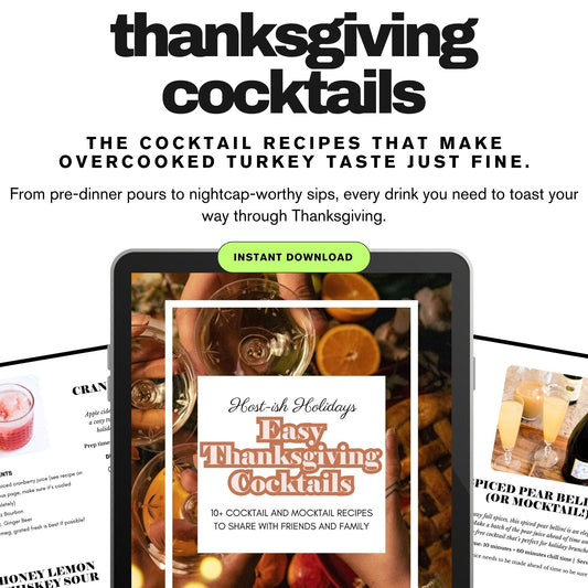 Easy Thanksgiving Cocktails